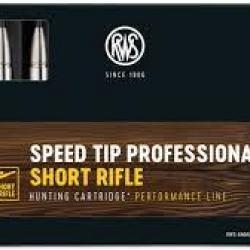 Cartouche RWS 30-06 SHORT RIFLE SPEED TIP PRO 10,7g 165grs x20.