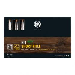 CARTOUCHE RWS calibre 30-06 HIT SHORT RIFLE 10.7GR x20