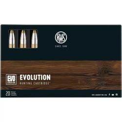 Cartouche RWS calibre 9.3X62 EVO 18.8g 291grs x20