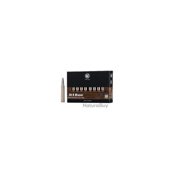 Cartouche RWS calibre 30R BLASER EVO 11.9g 184grs x20