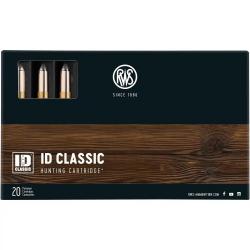 Cartouche RWS calibre 7X64 ID 10.5g 162grs x20