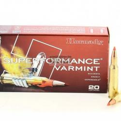 cartouche Hornady rem 222 v-max 50g x20