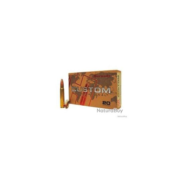 CARTOUCHE HORNADY 9.3X62 CUSTOM 286GR x20