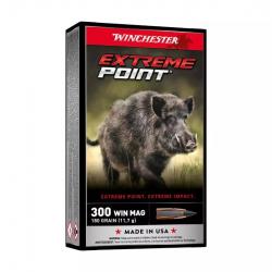 CARTOUCHES WINCHESTER 300 Winchester Magnum Extreme Point 180 gr x20