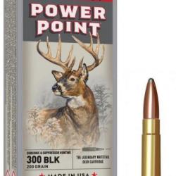 Cartouche WINCHESTER CALIBRE 300 BLK POWER-POINT 150 GR X20