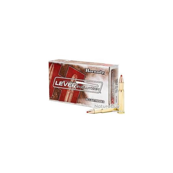 CARTOUCHES HORNADY 30-30 160GR LEVER REVOLUTION x20