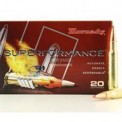 Cartouche HORNADY CALIBRE 30-06 150G SST SPF X20