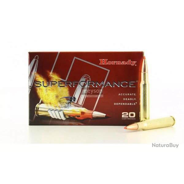 Cartouche HORNADY CALIBRE 30-06 150G SST SPF X20