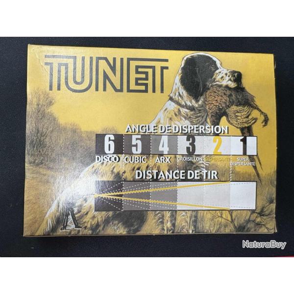 CARTOUCHES TUNET calibre 16/67mm DISPERSANTE 28g n9 x10