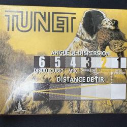 CARTOUCHES TUNET calibre 16/67mm DISPERSANTE 28g n°6 x10
