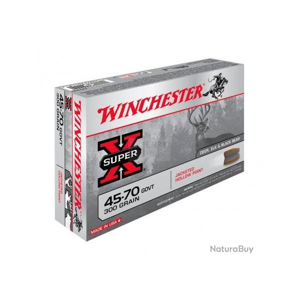 CARTOUCHES WINCHESTER 45-70 GOVT JHP 300Grs x20