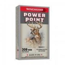 CARTOUCHES WINCHESTER .308 WIN POWER-POINT 180gr x20