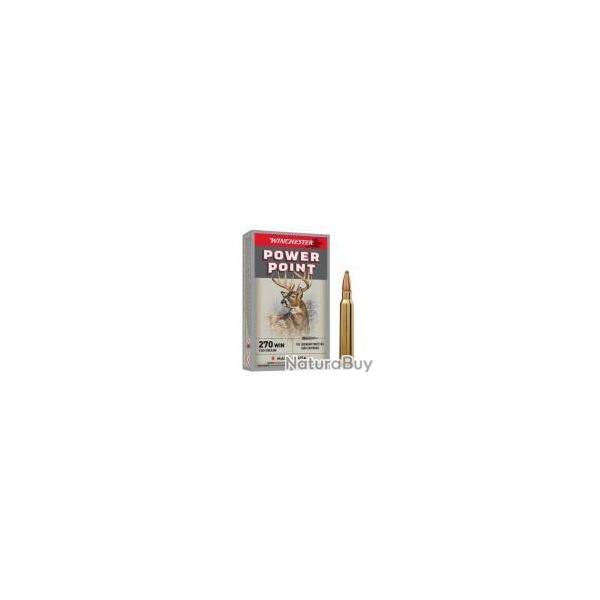 CARTOUCHES WINCHESTER 270 WIN 150Grs PowerPoint x20