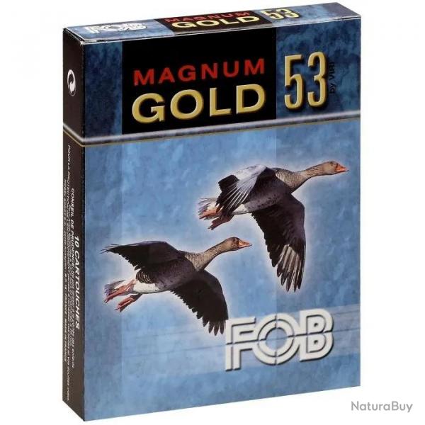 CARTOUCHES FOB GOLD 53 MAGNUM Calibre 12/76 53g N5 x10