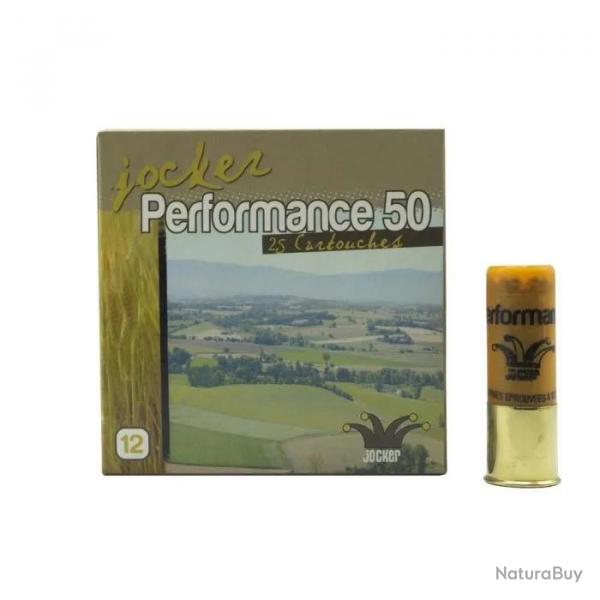 CARTOUCHE JOCKER PERFORMANCE MAGNUM Calibre 12/76 50g BJ N2 x25