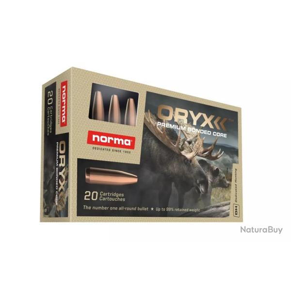 CARTOUCHE NORMA calibre 8X57JRS ORYX 196GR x20
