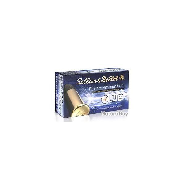 CARTOUCHE SELLIER&BELLOT CALIBRE 22LR X50