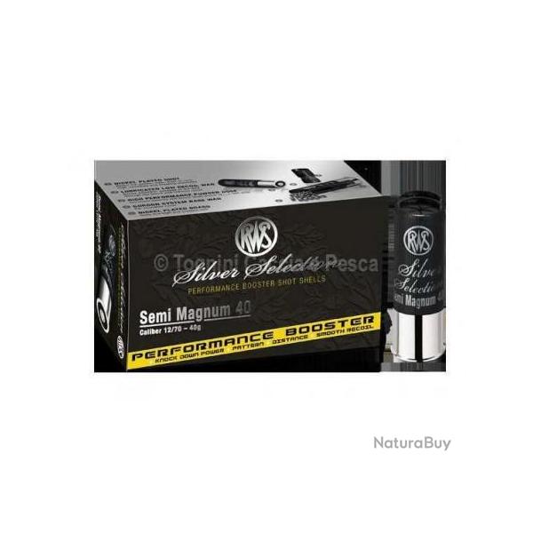 CARTOUCHE RWS SILVER SELECTION SEMI MAG 40g N4 calibre 12/70 x10