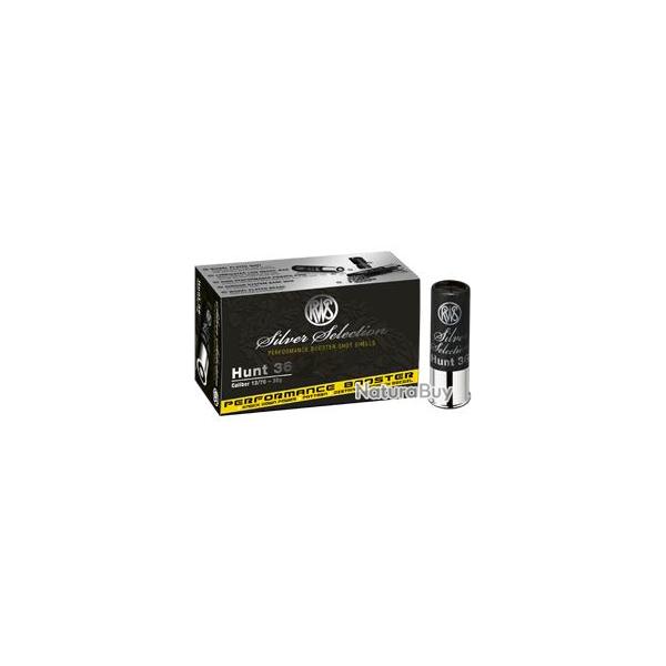 CARTOUCHE RWS SILVER SELECTION HUNT 36G calibre 12/70 N2 x10