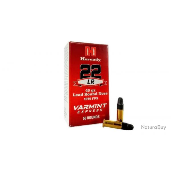 CARTOUCHE HORNADY CALIBRE 22LR VARMINT EXPRESS X50
