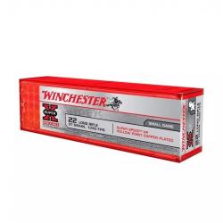 CARTOUCHE WINCHESTER SUPER-X COPPER PLATED LHP CALIBRE 22LR 37GR X 100