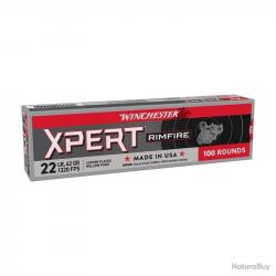 CARTOUCHE WINCHESTER XPERT CALIBRE 22LR 42GR COPPER LATED HP X 100