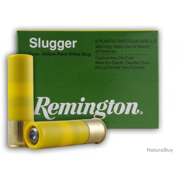 CARTOUCHES REMINGTON CALIBRE 20/70 SLUGGER X5