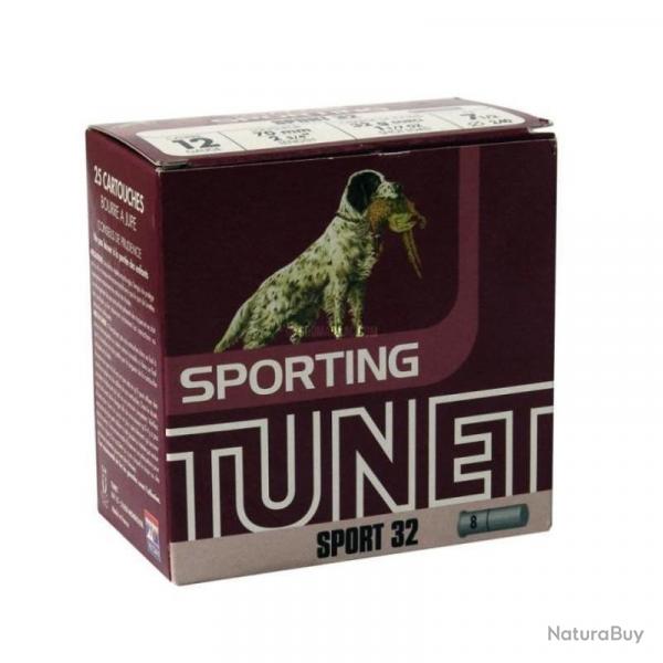 CARTOUCHES TUNET SPORT calibre 12/70 32g n7-1/2 x25