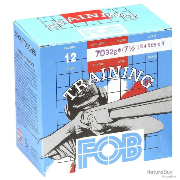 CARTOUCHES FOB TRAINING calibre 12/70 bj 32g n7 1/2 x25