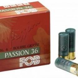 CARTOUCHES FOB PASSION calibre 12/70 36g BG n°4 x25