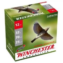 CARTOUCHES WINCHESTER MIGRATEUR calibre 12/67 32g BJ n°7.5 X25