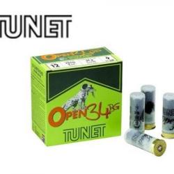 CARTOUCHE TUNET OPEN calibre 12/70 34g BG n°9 x25