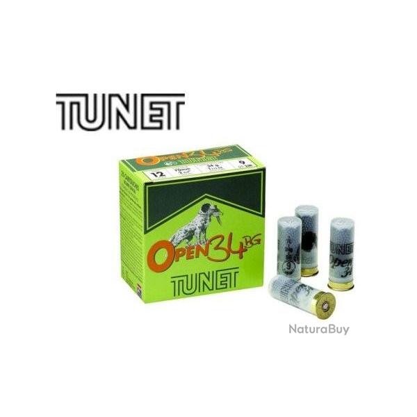 CARTOUCHE TUNET OPEN calibre 12/70 34g BG n9 x25