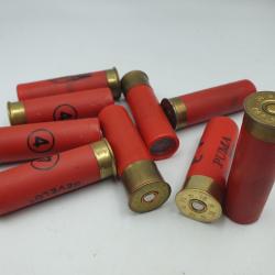 LOT DE 8 CARTOUCHES CALIBRE 16