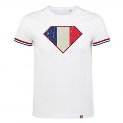 T-shirt Superfrench Blanc Taille S