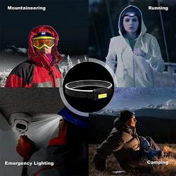 Lampe frontale C9 Camping Led Mini Phares Portable Cob Étanche 3 Interrupteur Modes