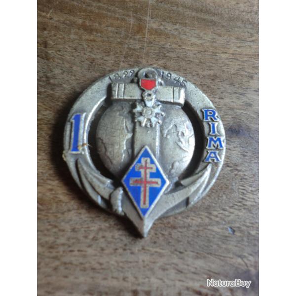 insigne 1 rgiment d infanterie coloniale / drago paris