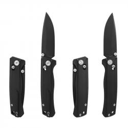 Couteau CMB Made Knives Braveman Lame Acier S35VN Manche Titane Black IKBS Axis Lock CMB17B
