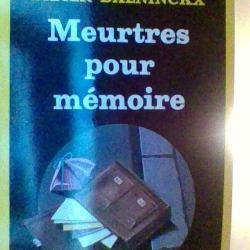 Meurtres pour memoire par Difdier Daeninckx - Gallimard Serie noire -