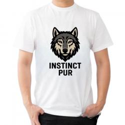 Tee-shirt loup "Instinct pur"
