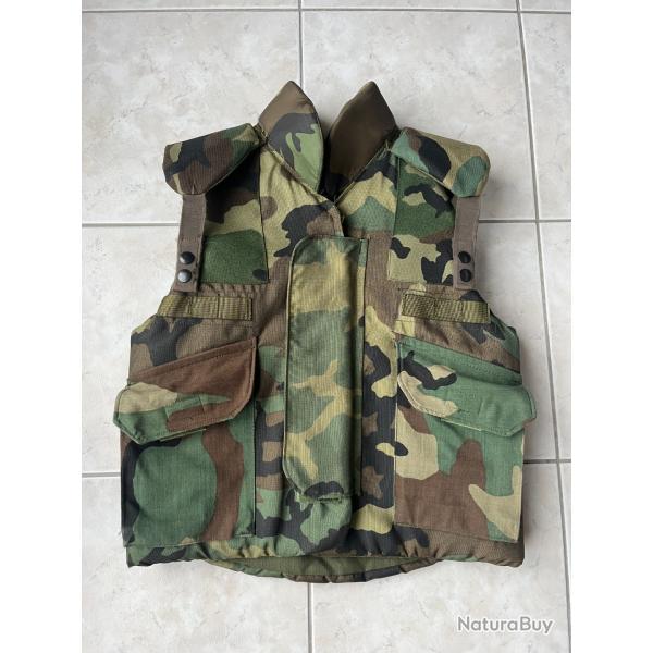 Flak veste US gilet par balle PASGT woodland