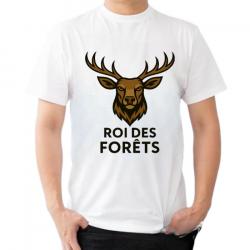 Tee-shirt loup "Roi des forêts"