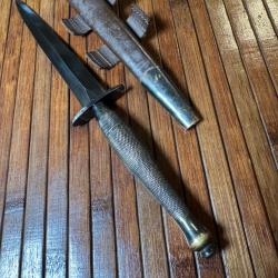 DAGUE ANGLAISE COMMANDO SAS FIARBAIRN WILKINSON FSB2 POINÇON BROAD ARROW