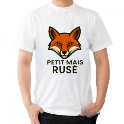 Tee-shirt loup "Petit mais rusé"