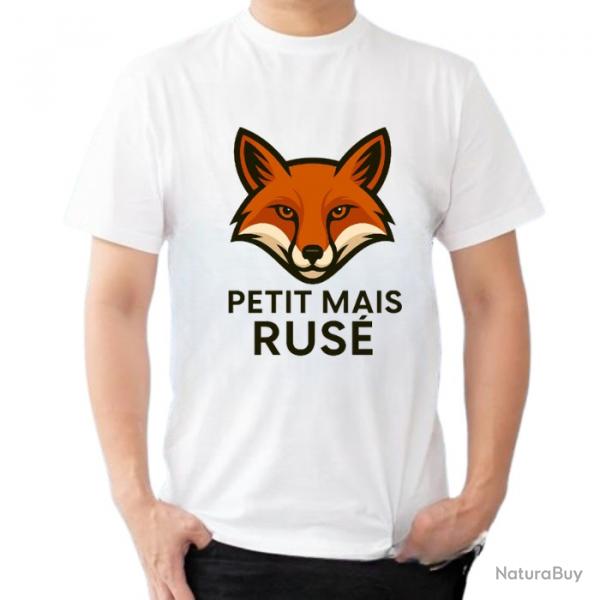 Tee-shirt loup "Petit mais rus"
