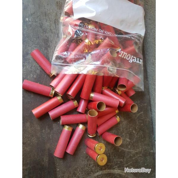 lot 100 douilles cal 12