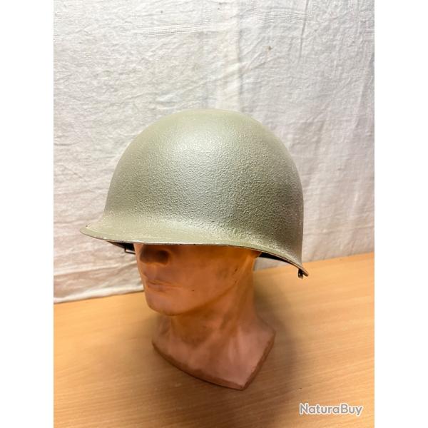 Ancien casque coque USM1 ww2 pattes fixe