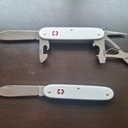 Lot Victorinox Pioneer X Alox + Victorinox Alox Swiss Army 1 (Sturdy)