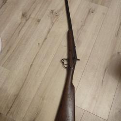 Carabine a chien: calibre 6mm, mono coup.