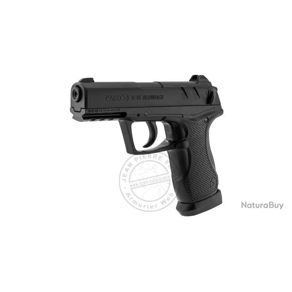 Pistolet  plomb CO2 4.5 mm GAMO C15 Blowback (3,10 joules) Noir